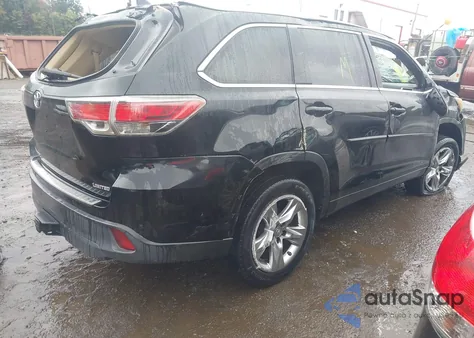 2015 Toyota Highlander Limited V6 из США, поврежденный, VIN 5TDYKRFHXFS095140